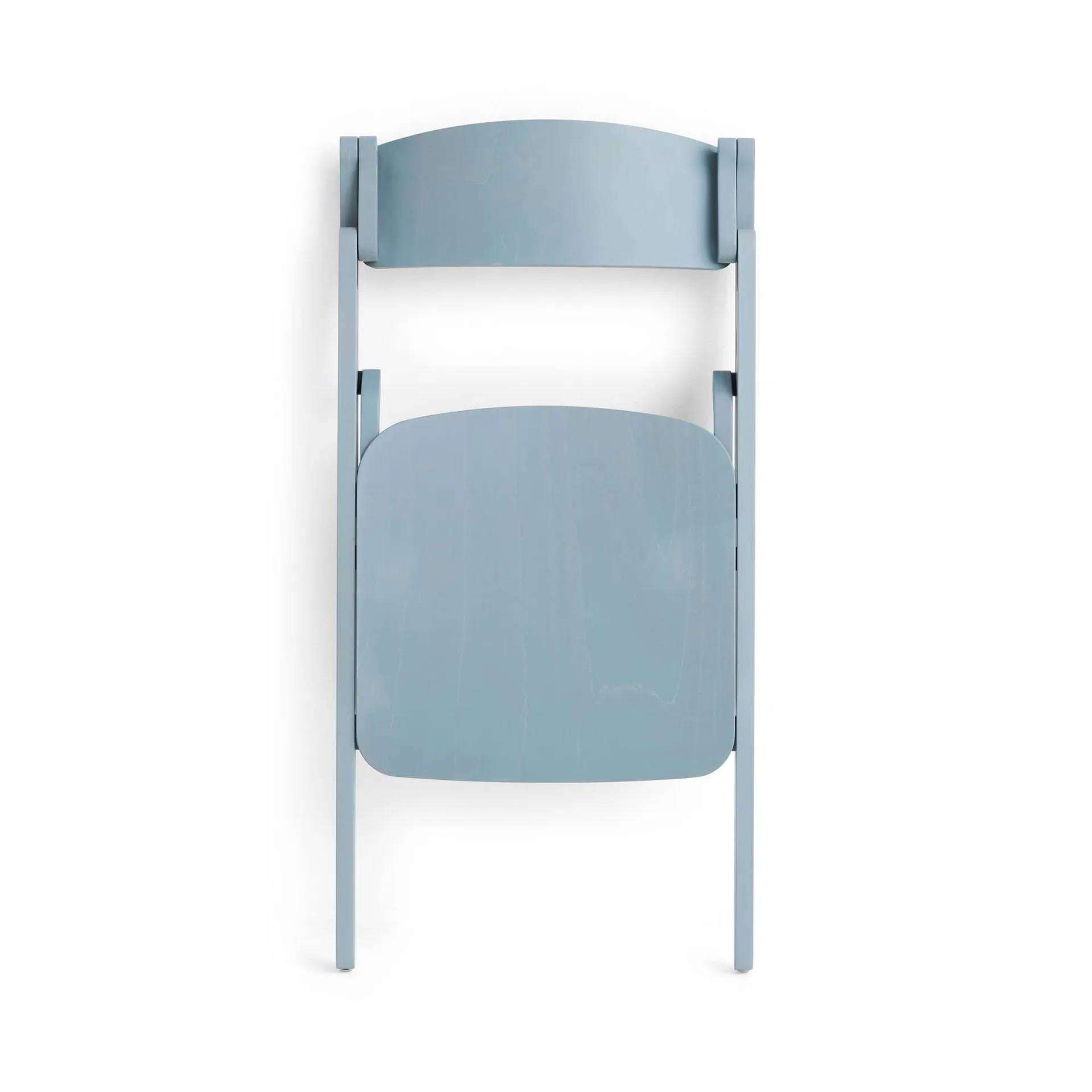 Backflip Chair stol, Cloud blue lackerad bok HAY