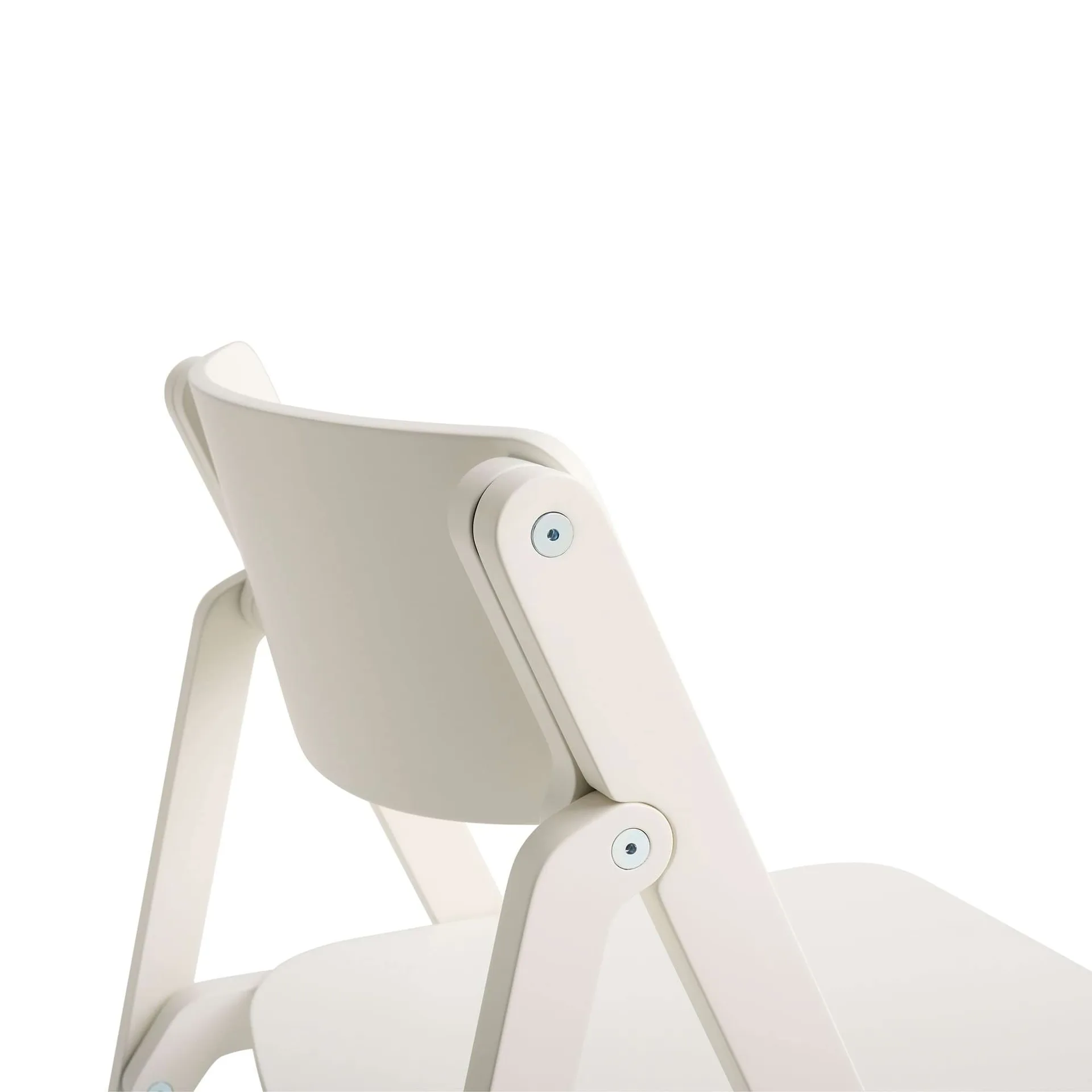 Backflip Chair stol, Cream white lackerad bok HAY