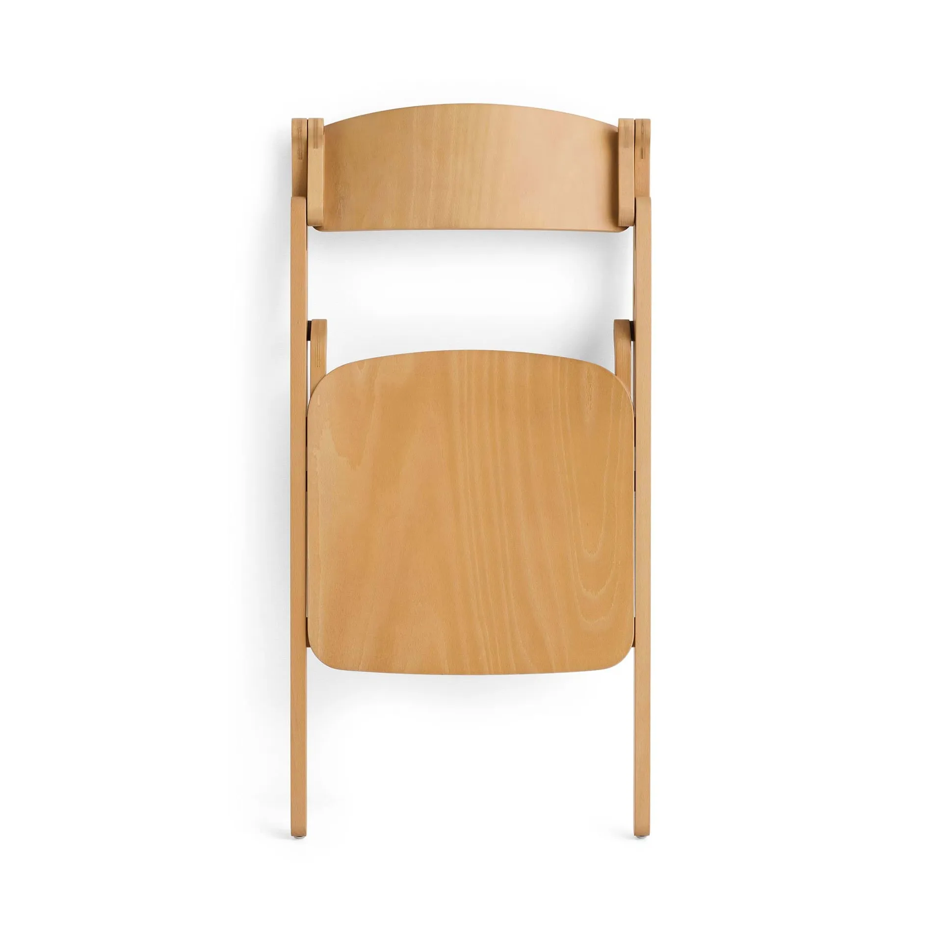 Backflip Chair stol, Golden lackerad bok HAY