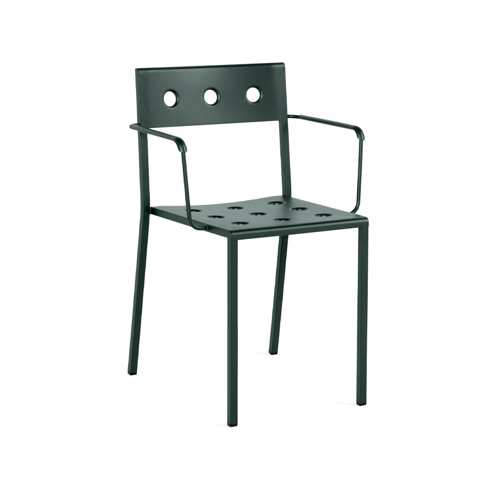 HAY Balcony karmstol dark forest | Skandinavisk Design | Trädgårdsstolar | Grön