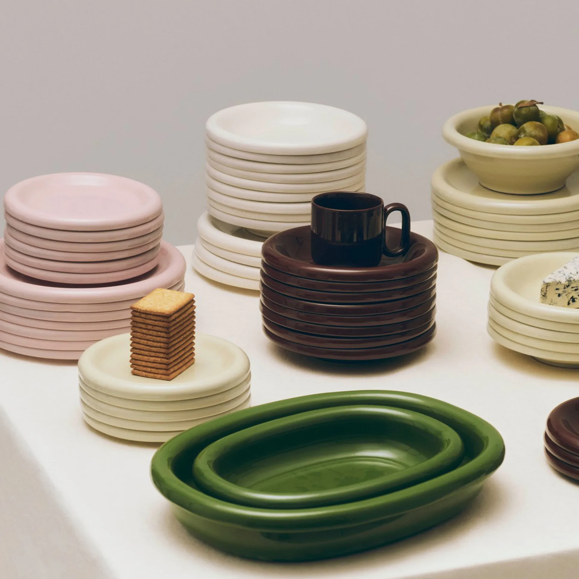 Barro skål, Natural, Ø20 cm 2-pack HAY