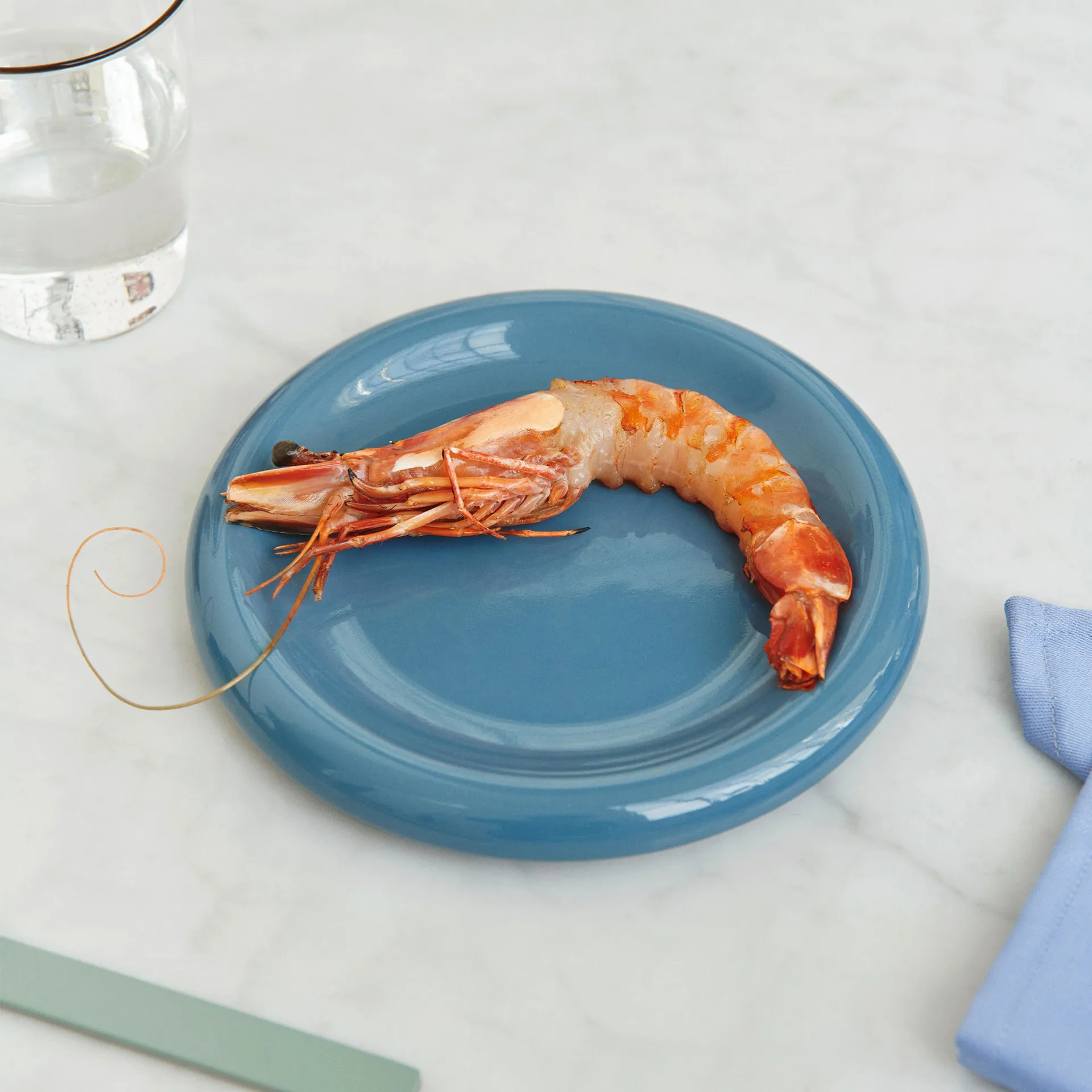 Barro tallrik, Dark blue, Ø24 cm 2-pack HAY