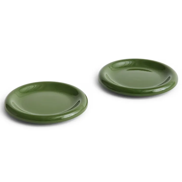 Barro tallrik - Green, Ø18 cm 2-pack - HAY