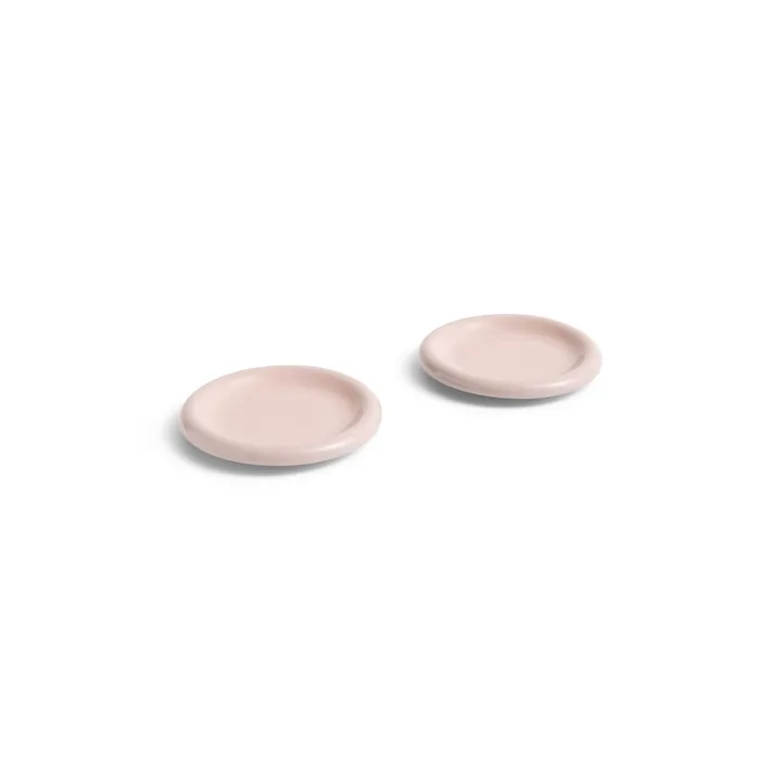 Barro tallrik - Pink, Ø18 cm 2-pack - HAY