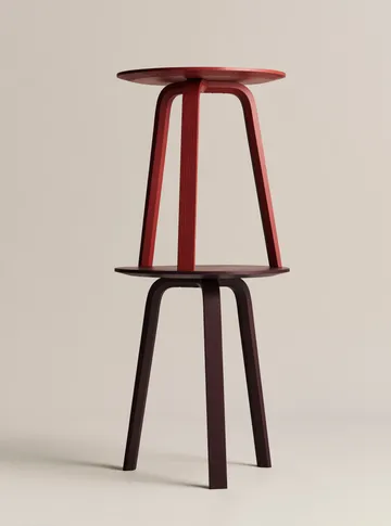 Bella soffbord - Dark bordeaux, Ø45x49 cm - HAY