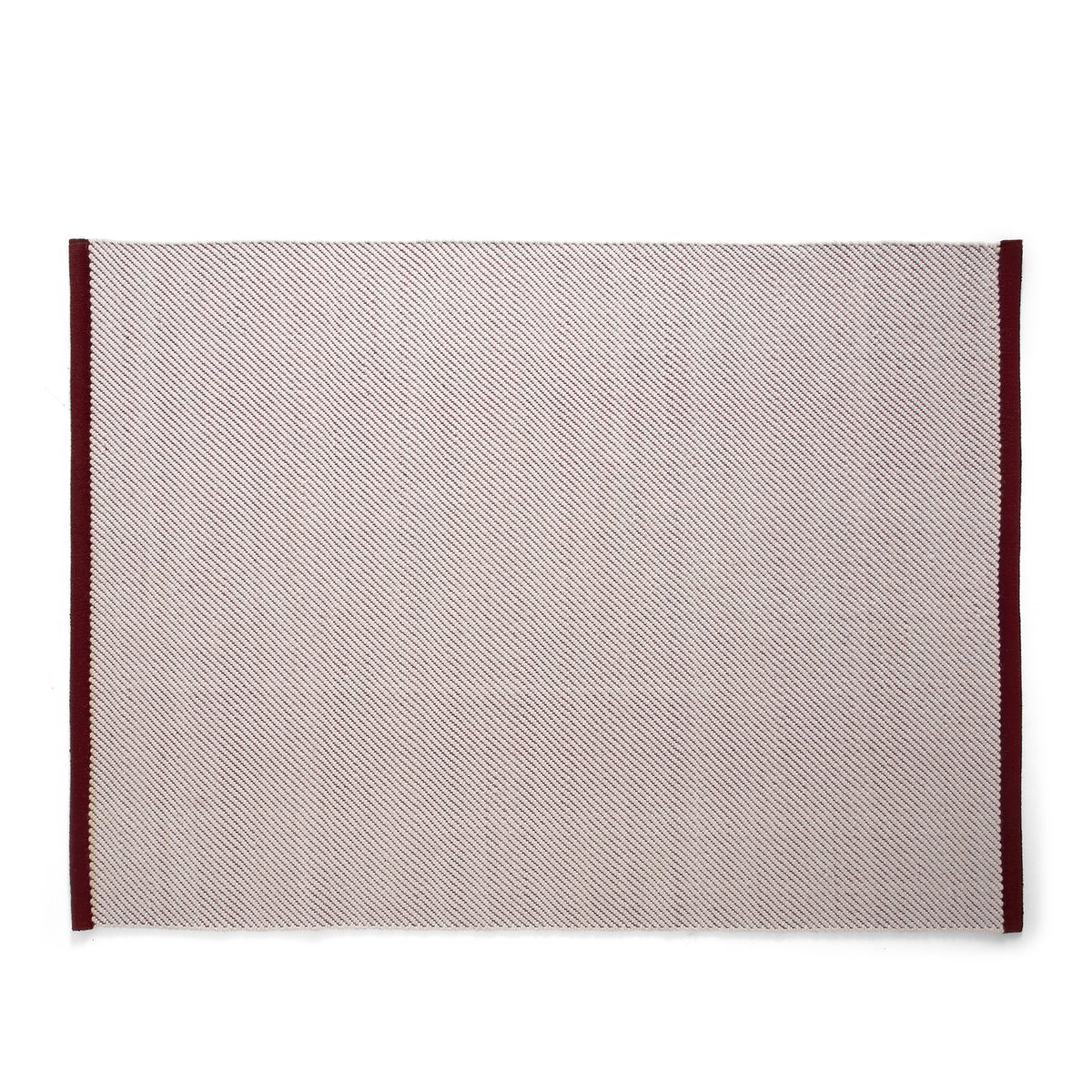 HAY Bias matta 140x200 cm Cherry tint | Skandinavisk Design | Ullmattor | Röd