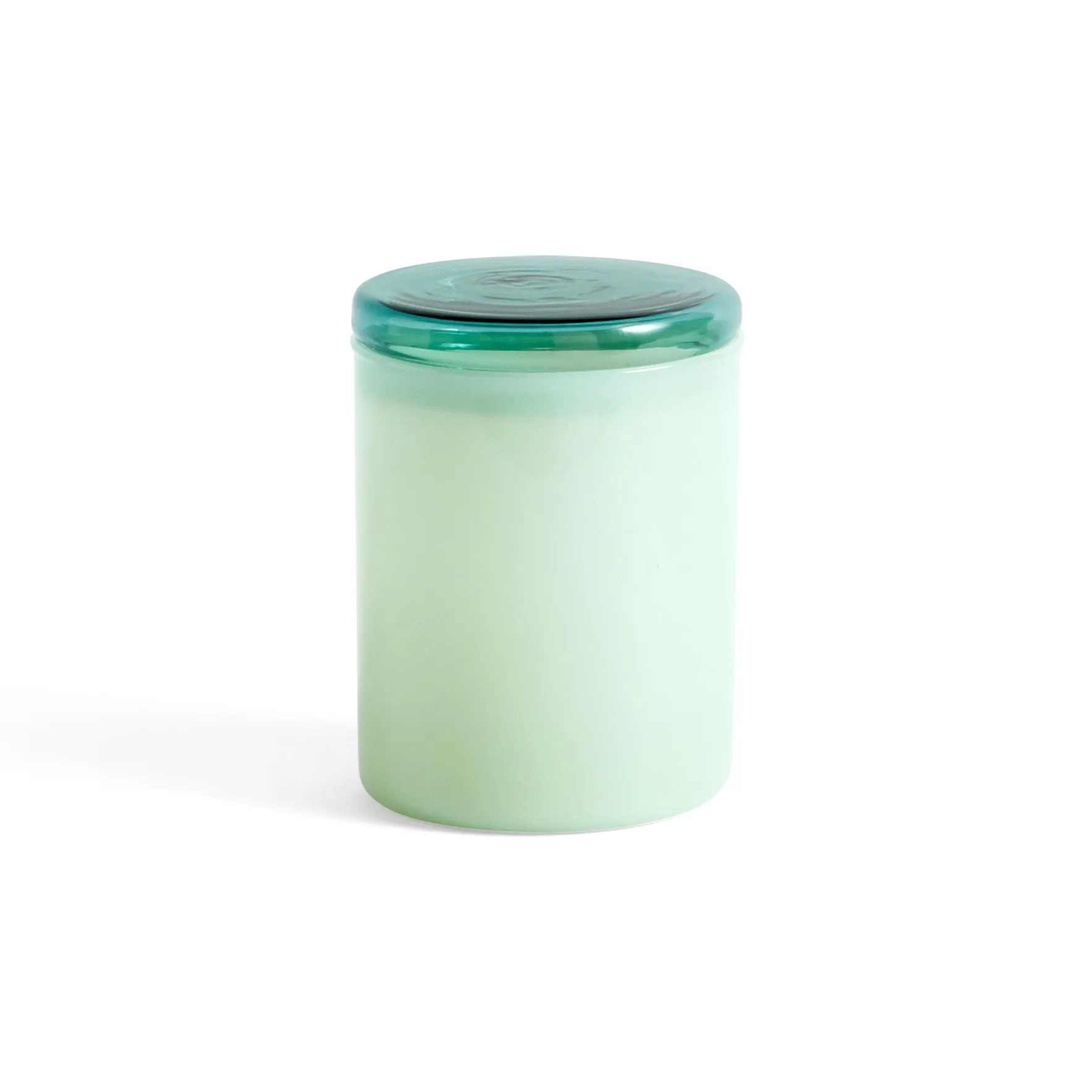 Borosilicate förvaringsburk glas S 35 cl, Jade green HAY