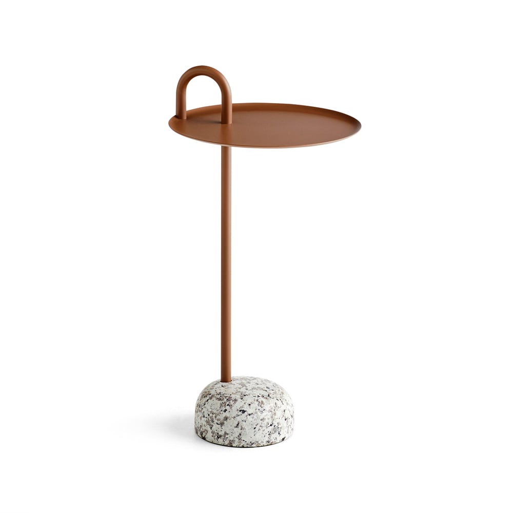 HAY Bowler sidobord Pale brown-granite | Skandinavisk Design | Avlastningsbord & Sidobord | Brun