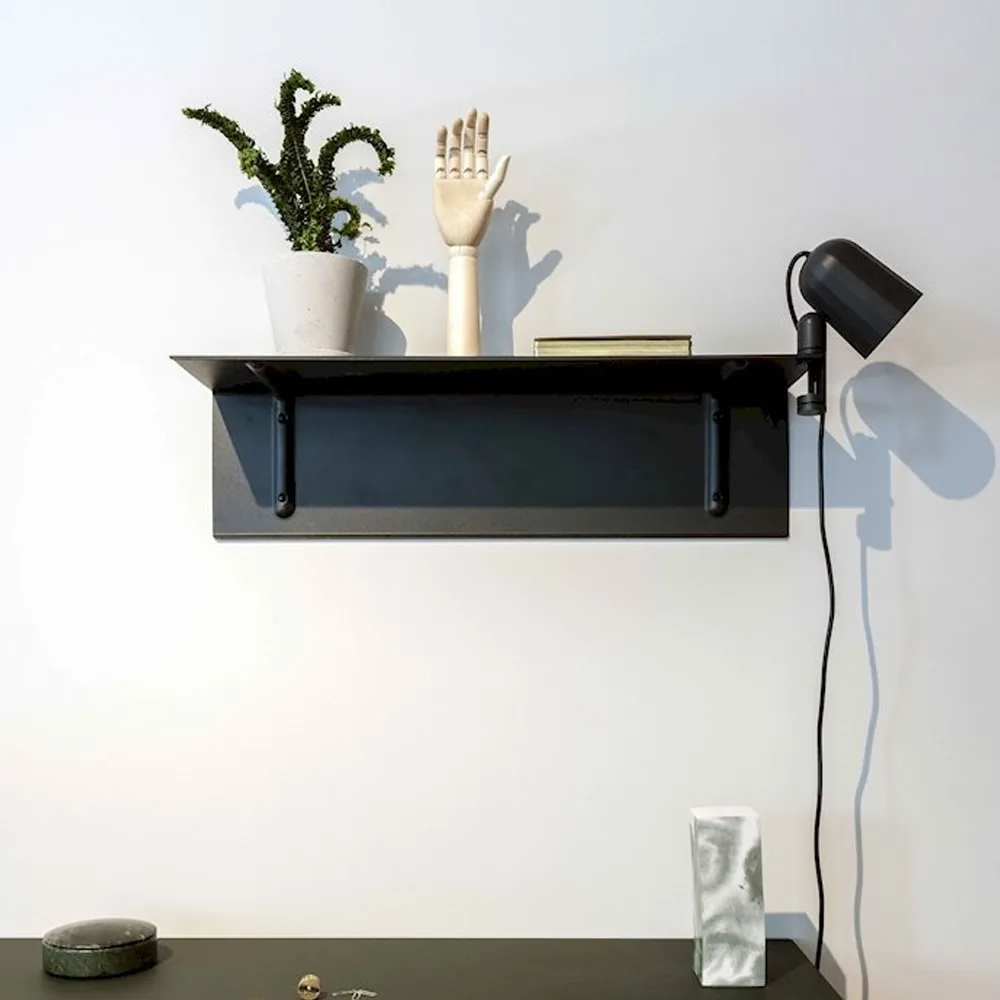 Brackets vägghylla, blush, l60 HAY