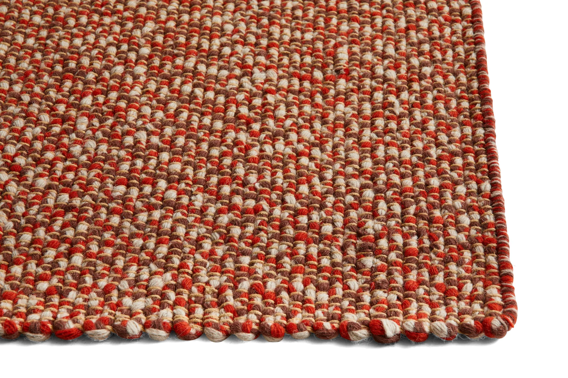 Braided matta 140x200 cm, Red HAY