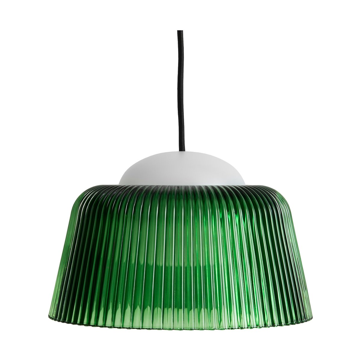 HAY Brim Bottle pendel 24,5 cm Green glass | Skandinavisk Design | Taklampor & Pendlar | Grön