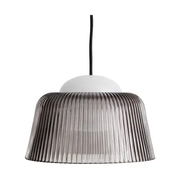 Brim Bottle pendel Ø24,5 cm - Grey glass - HAY