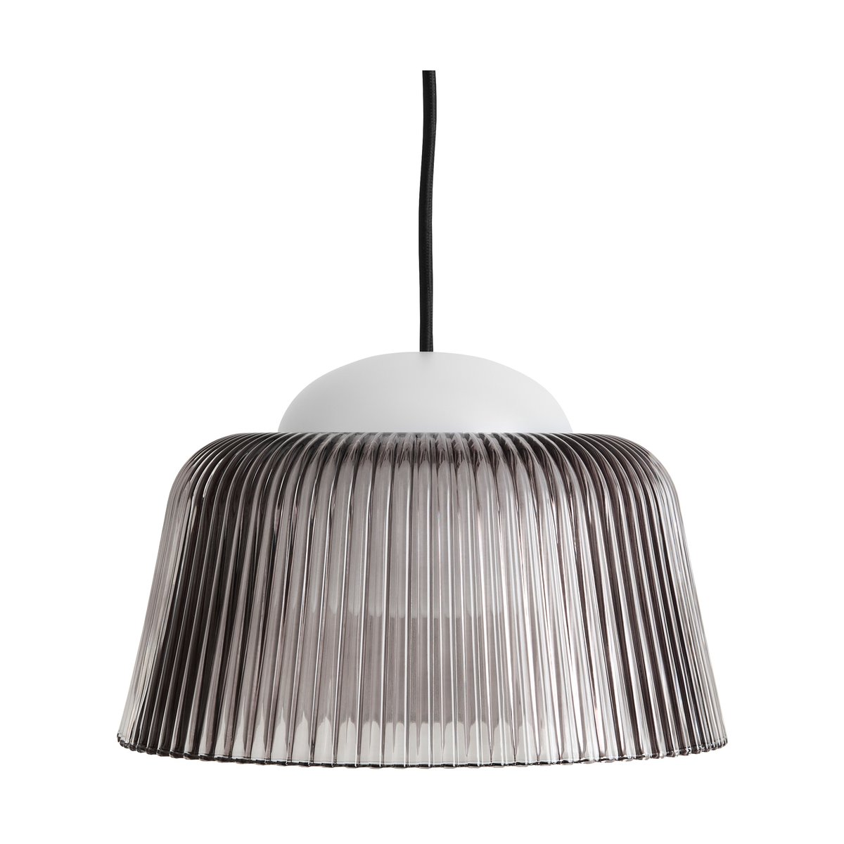 HAY Brim Bottle pendel 24,5 cm Grey glass | Skandinavisk Design | Taklampor & Pendlar | Grå