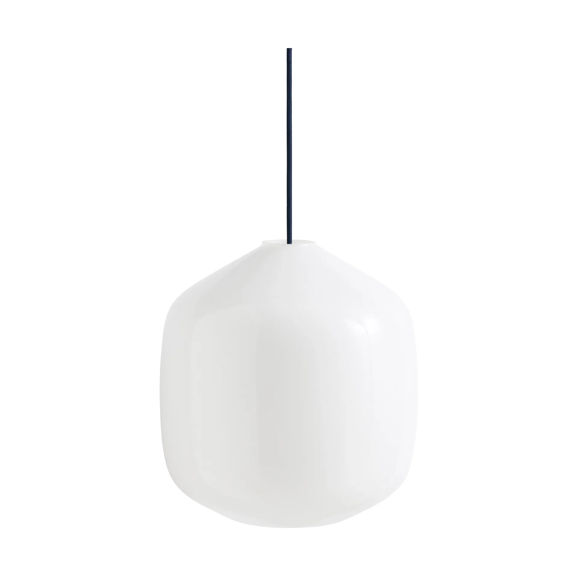 Buoy pendel Ø30 cm, Opal glass-anthracite blue HAY