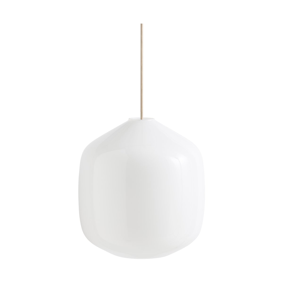 HAY Buoy pendel 30 cm Opal glass-beton grey | Skandinavisk Design | Taklampor & Pendlar | Vit