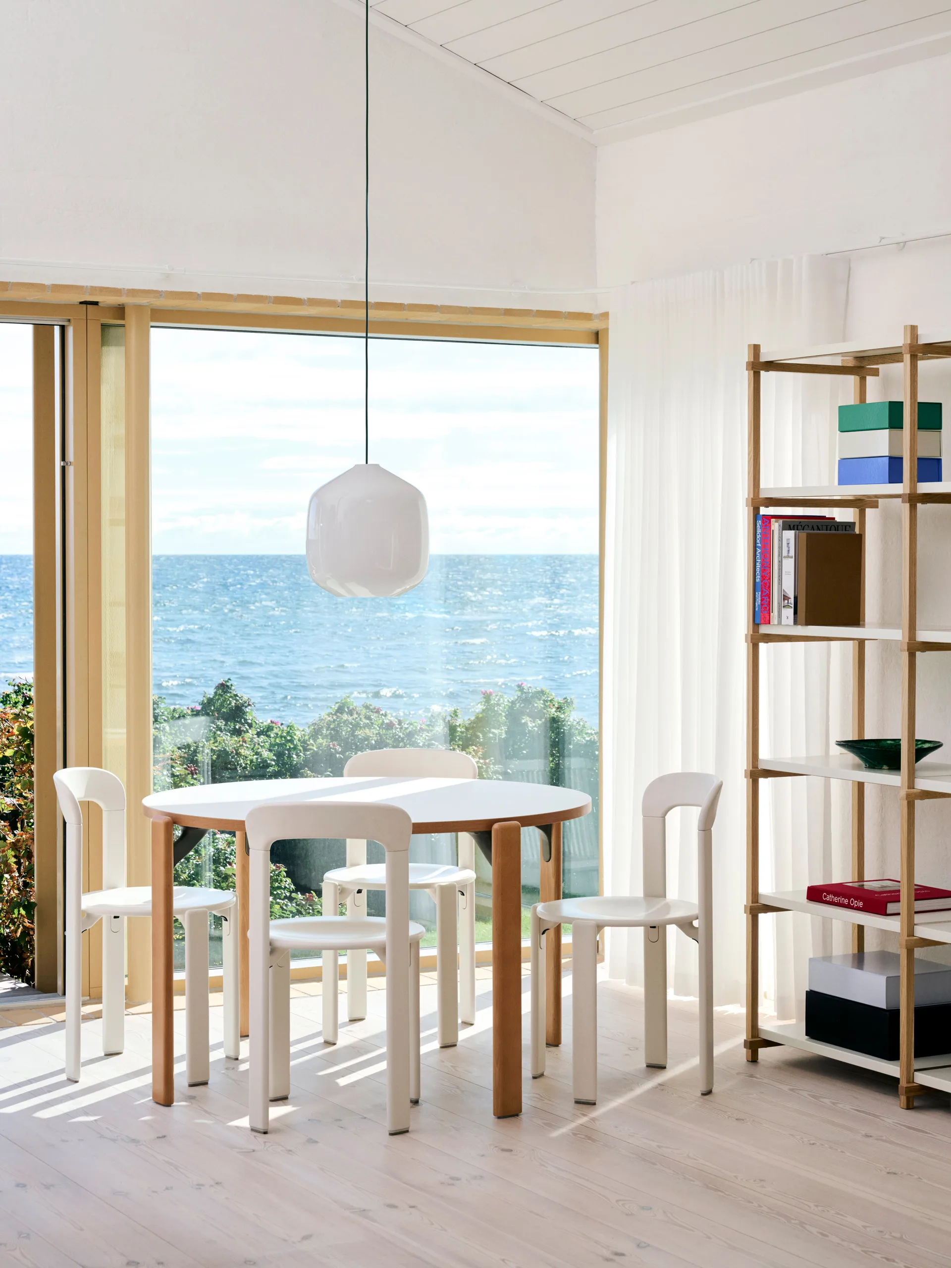 Buoy pendel Ø30 cm, Opal glass-beton grey HAY