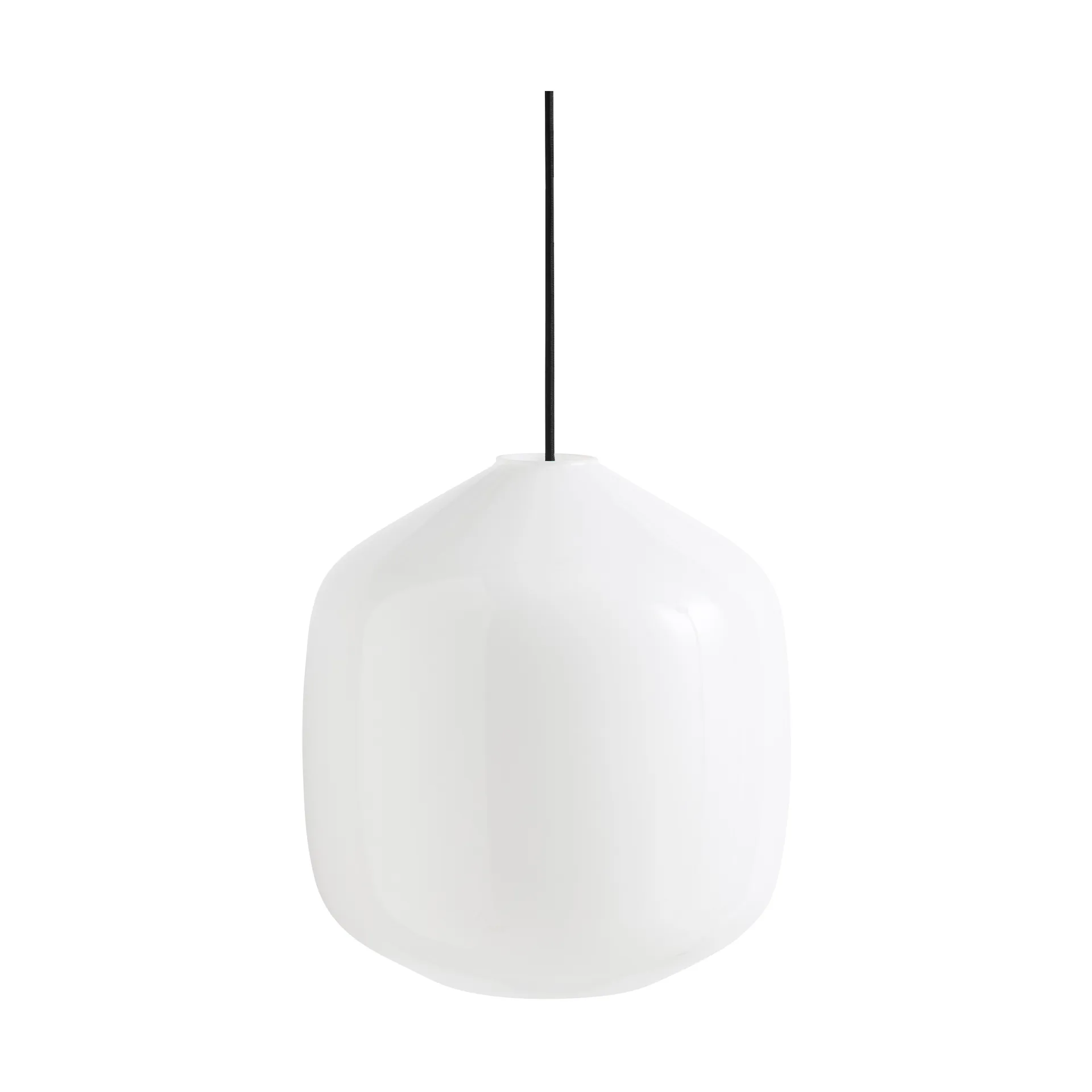 Buoy pendel Ø30 cm, Opal glass-soft black HAY
