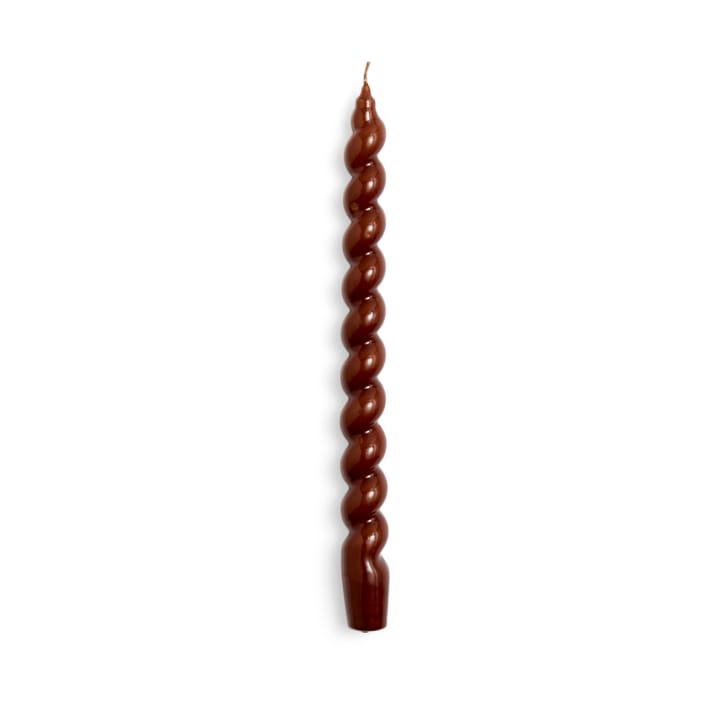Candle Long Spiral ljus - Brown - HAY