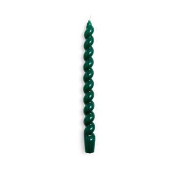 Candle Long Spiral ljus - Green - HAY