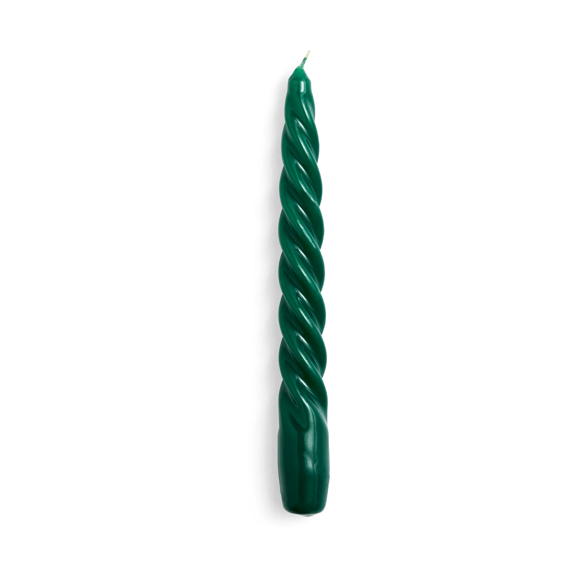 Candle Twist ljus, Green HAY