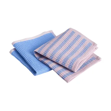 Canteen disktrasa 31x31 cm 2-pack - Sky blue-pink mix - HAY