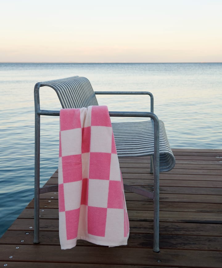 Check badhandduk 70x136 cm, Pink HAY