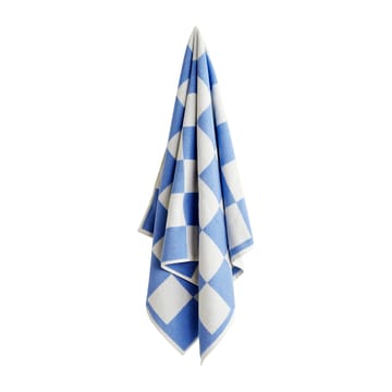 Check badhandduk 70x136 cm - Sky blue - HAY