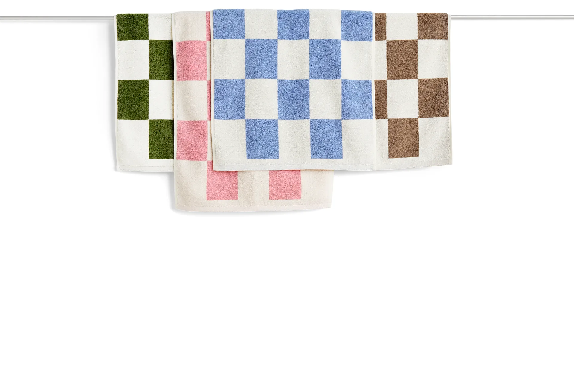 Check badrumsmatta 50x90 cm, Sky blue HAY