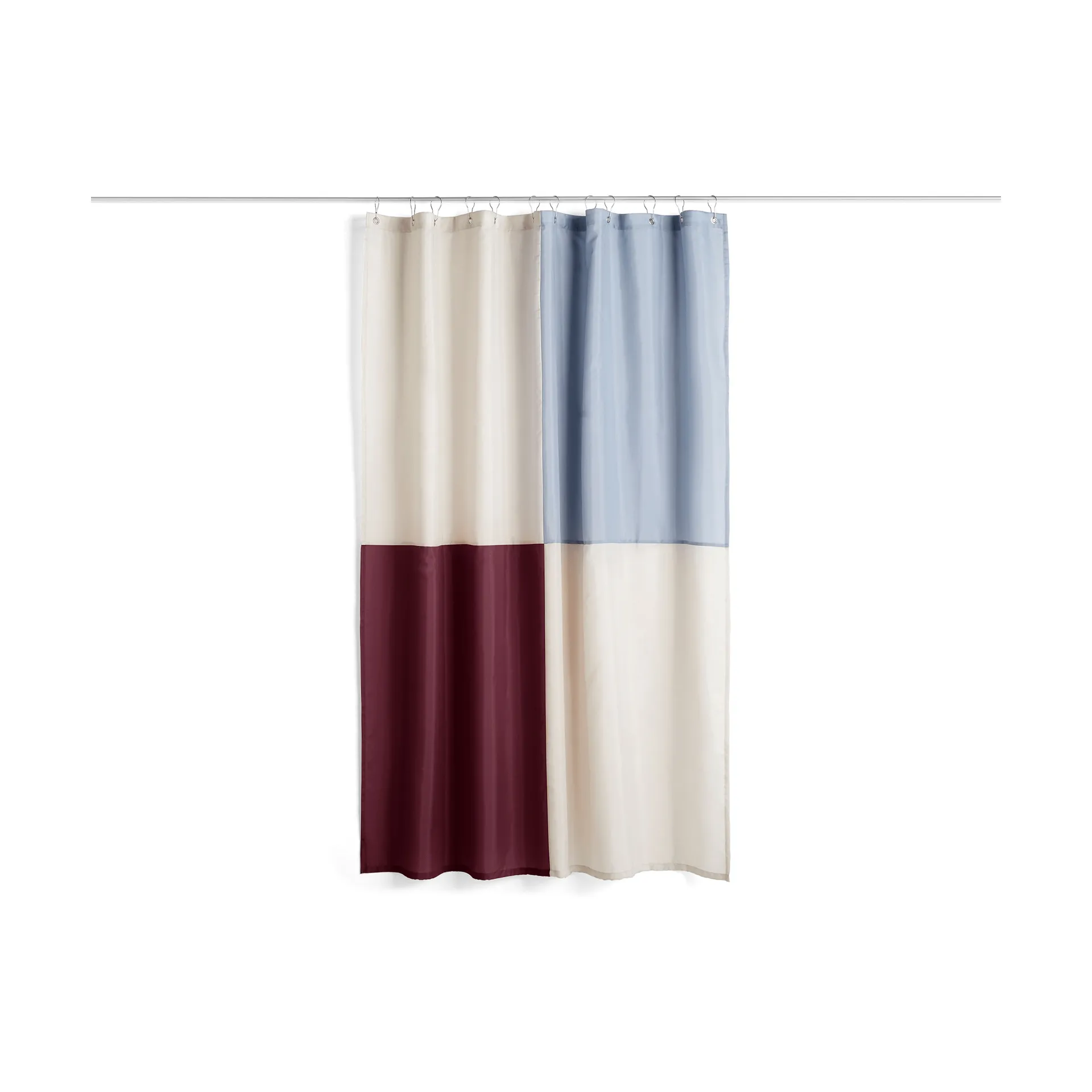Check duschdraperi 180x200 cm, Burgundy HAY Check duschdraperi 180x200 cm, Burgundy HAY