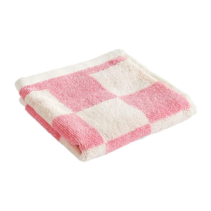 Check handduk 30x30 cm - Pink - HAY