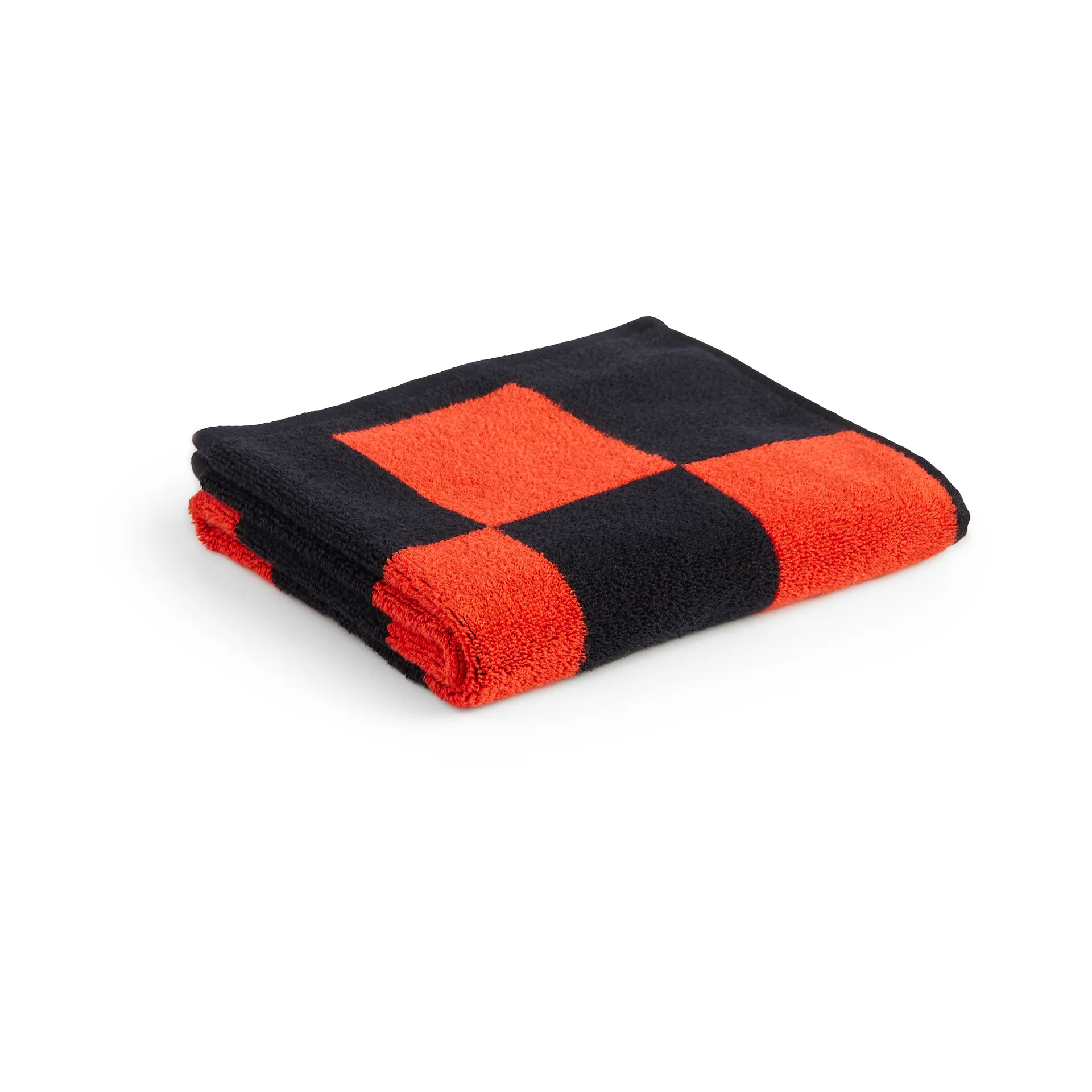 Check handduk 50x90 cm, Poppy red HAY