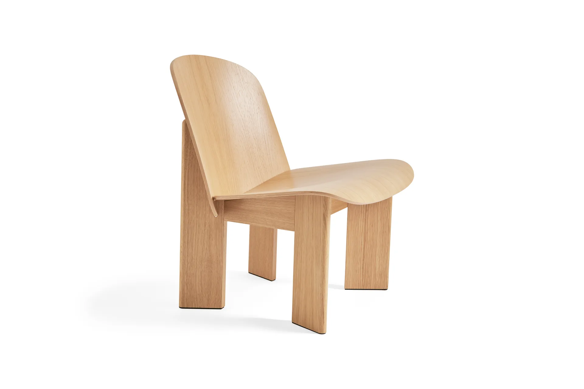 Chisel lounge chair, Lackad ek HAY
