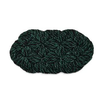 Coco dörrmatta 40x80 cm - Swirl green-black - HAY
