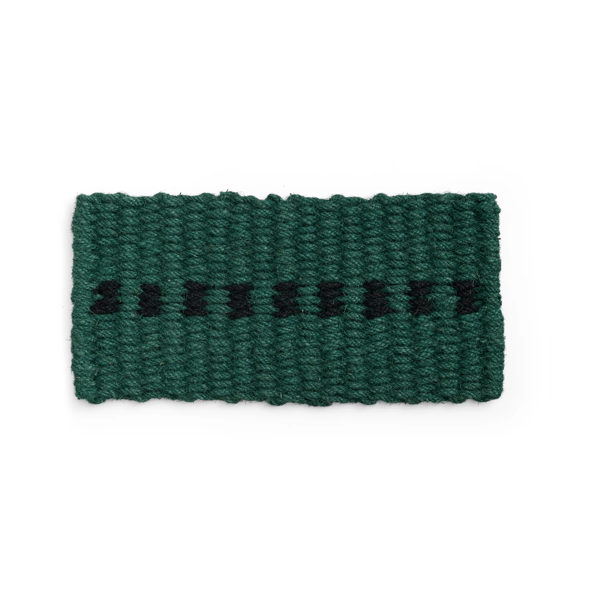 Coco Dot dörrmatta, Dark green-black HAY