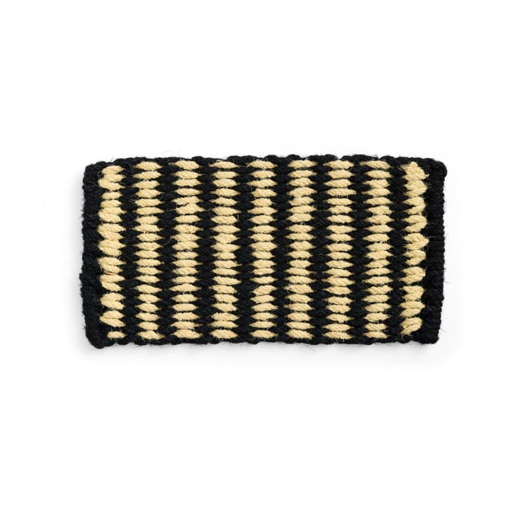 Coco Stripe Wide dörrmatta, Black-white HAY