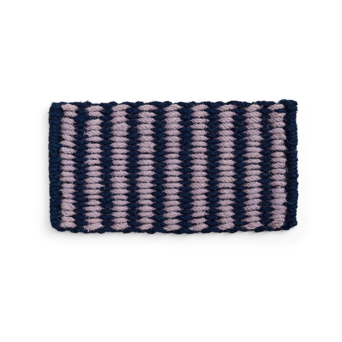 HAY Coco Stripe Wide dörrmatta Lavender-navy | Skandinavisk Design | Dörrmattor | Multi