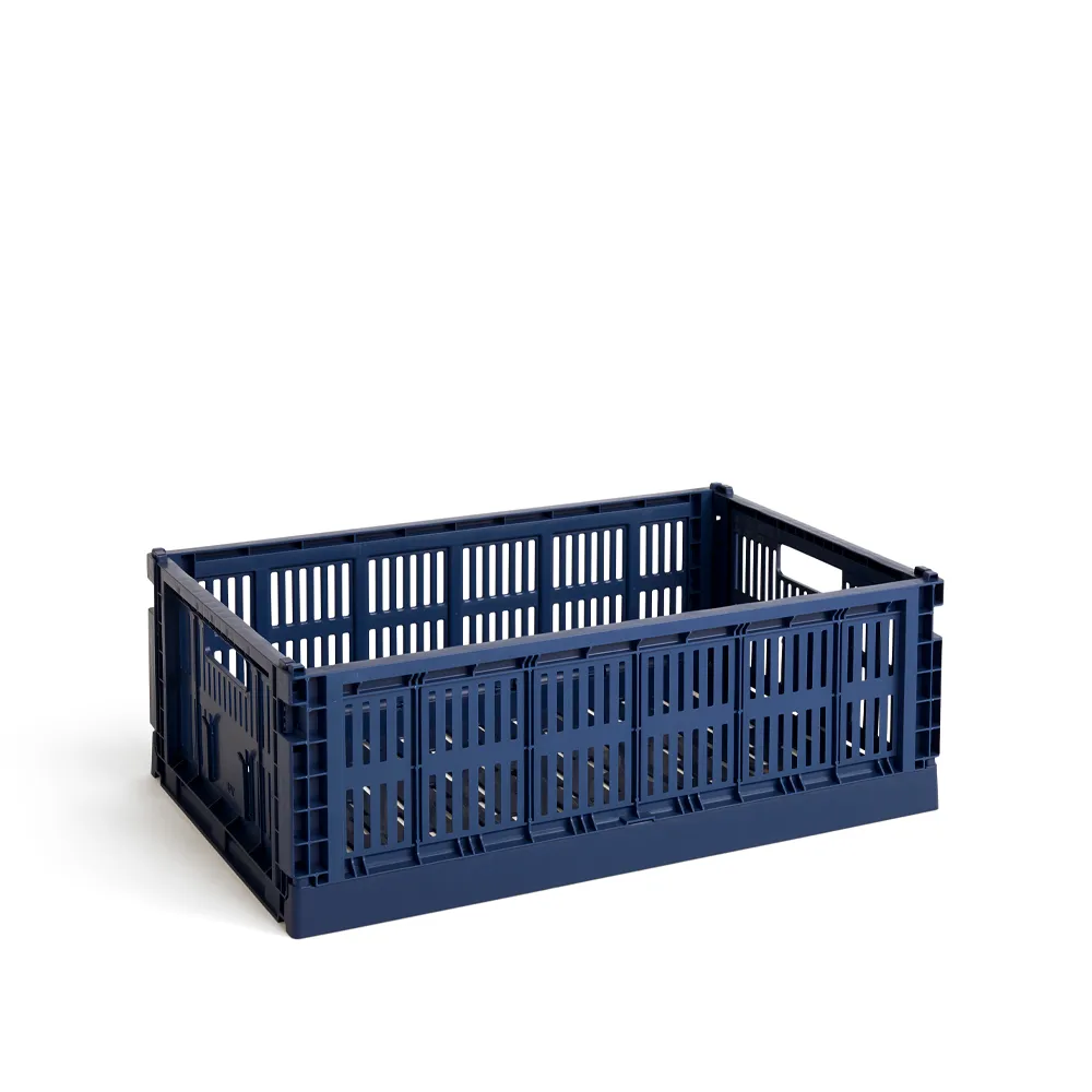Colour Crate L 34,5x53 cm, Dark blue HAY