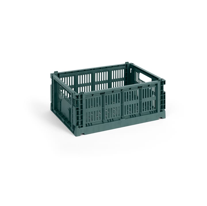 Colour Crate M 26,5x34,5 cm - Dark green - HAY