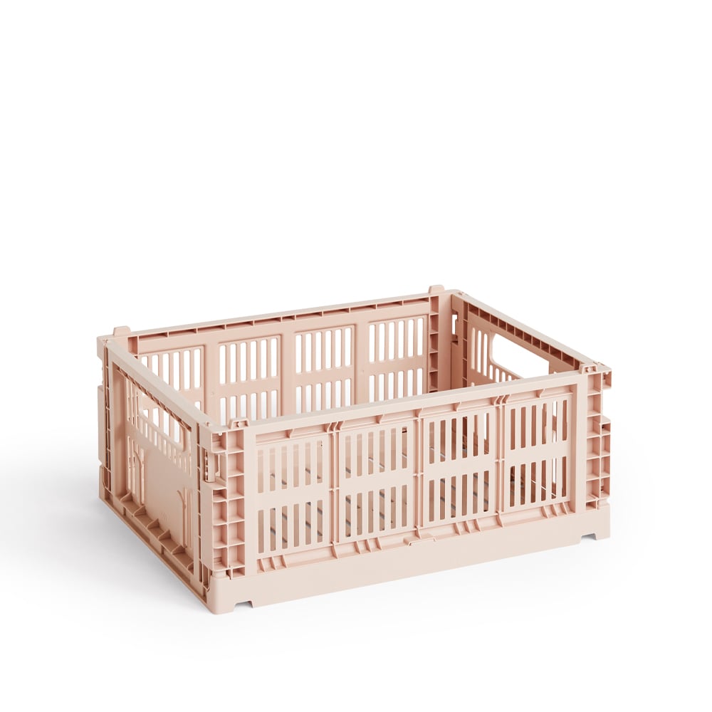 HAY Colour Crate M 26,5x34,5 cm Powder | Skandinavisk Design | Förvaringskorgar | Beige
