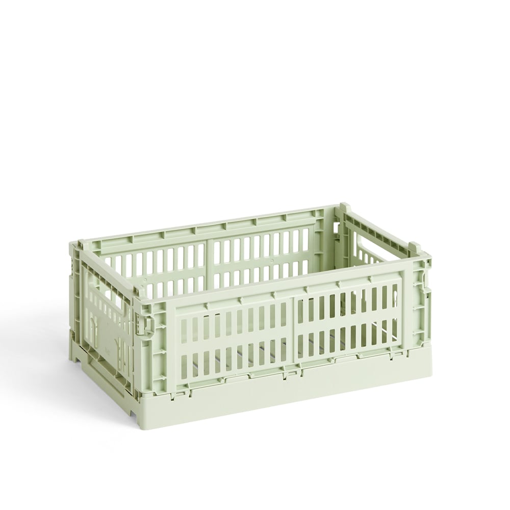 HAY Colour Crate S 17x26,5 cm Mint | Skandinavisk Design | Förvaringskorgar | Blå