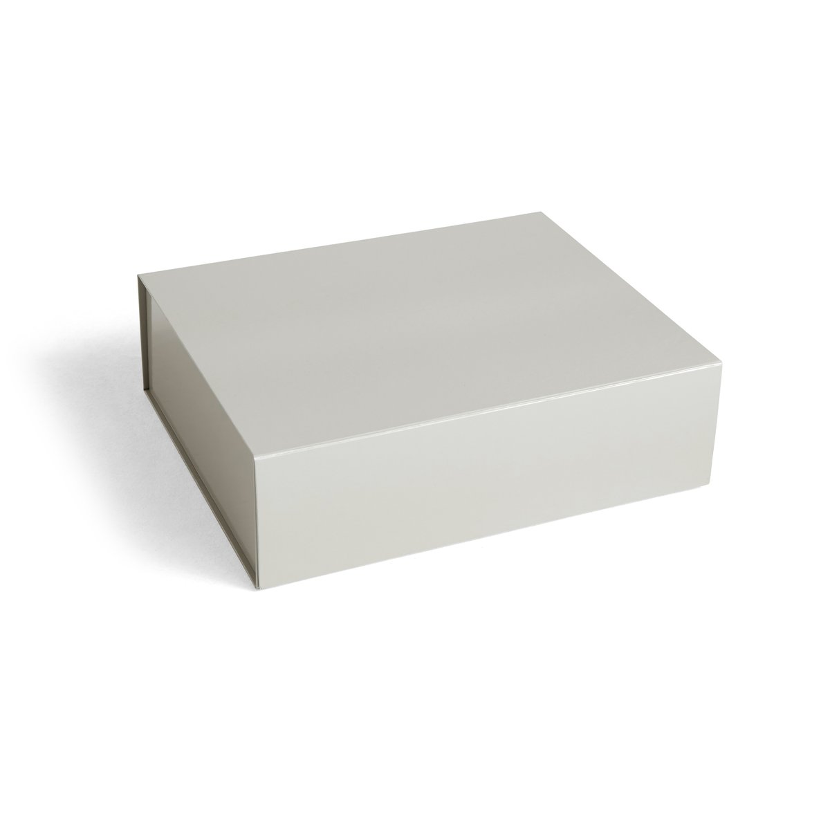 HAY Colour Storage L låda med lock 34,5x41,5 cm Grey