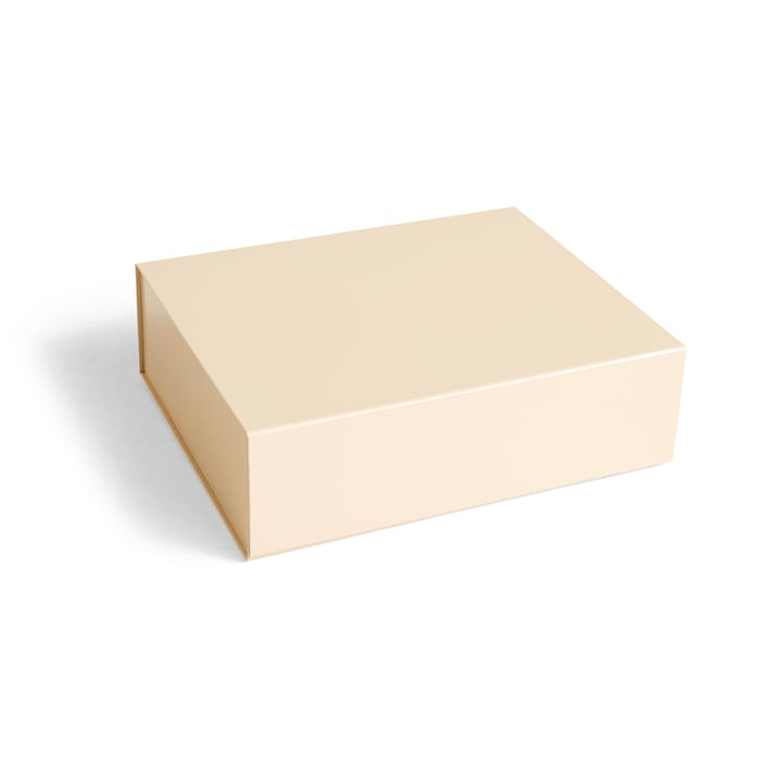 Colour Storage L låda med lock 34,5x41,5 cm - Vanilla - HAY