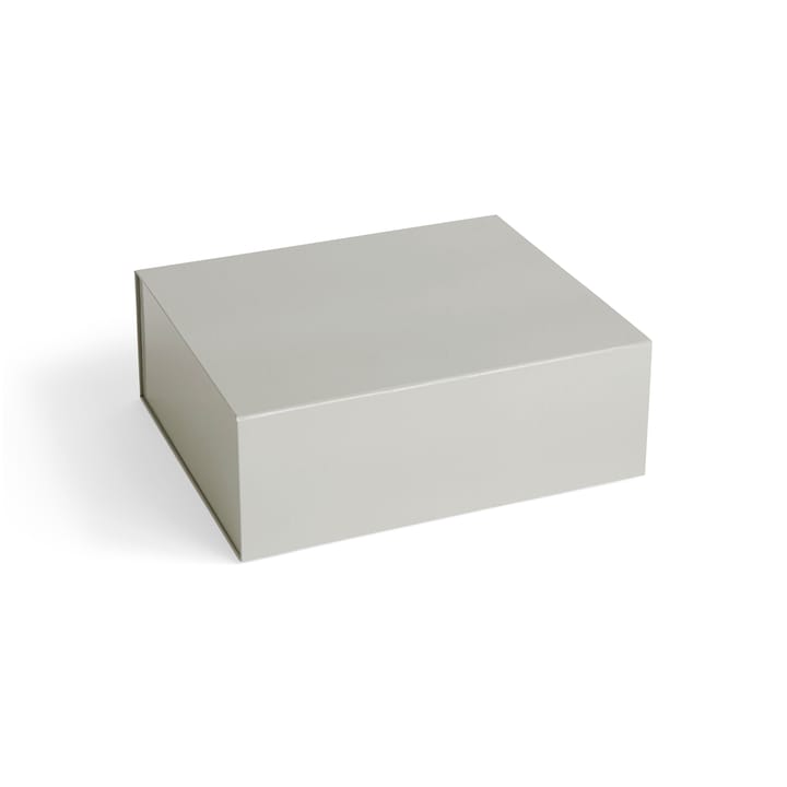 Colour Storage M låda med lock 29,5x35 cm, Grey HAY