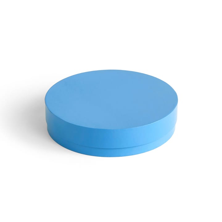 Colour Storage Round låda med lock Ø24 cm - Sky blue - HAY