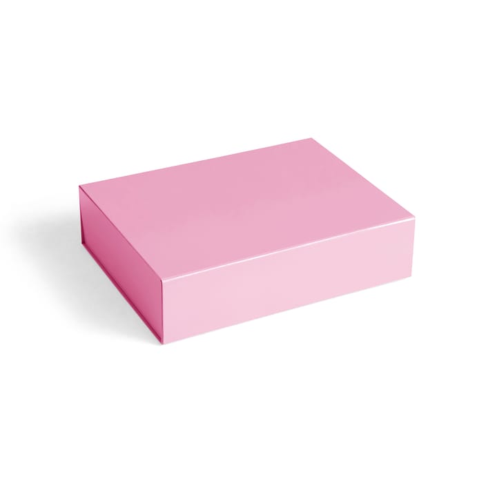 Colour Storage S låda med lock 25,5x33 cm - Light pink - HAY
