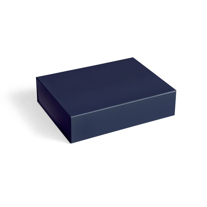 Colour Storage S låda med lock 25,5x33 cm - Midnight blue - HAY