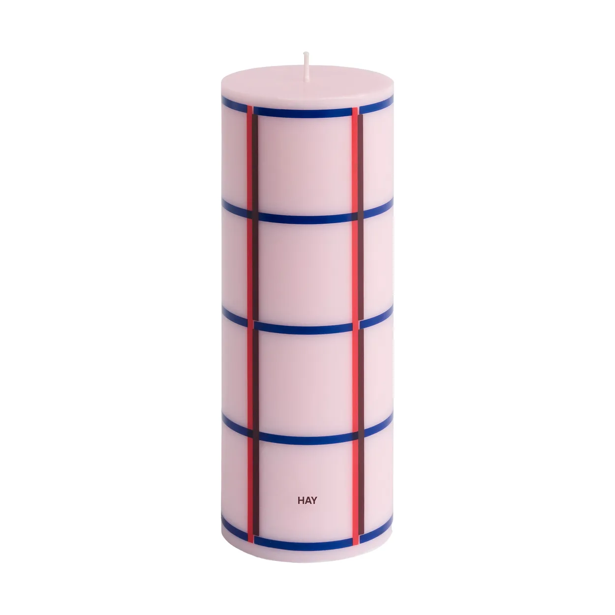 HAY Column Candle blockljus medium 20 cm Light pink-red-bordeaux-dark blue