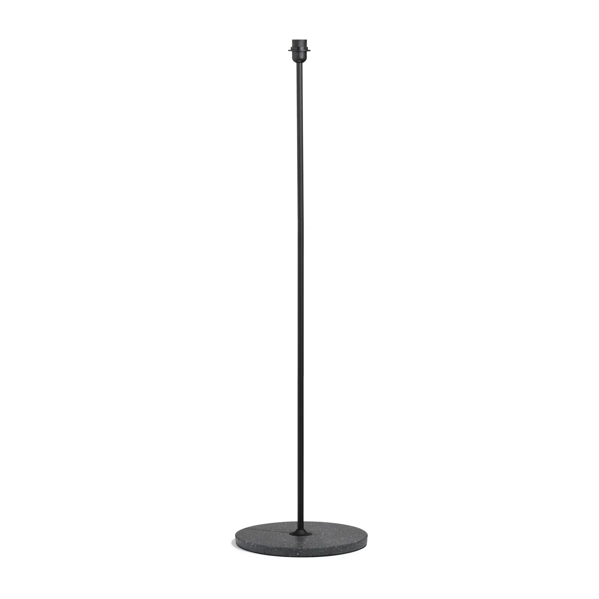 HAY Common golvstativ 129 cm Soft black-black terrazzo