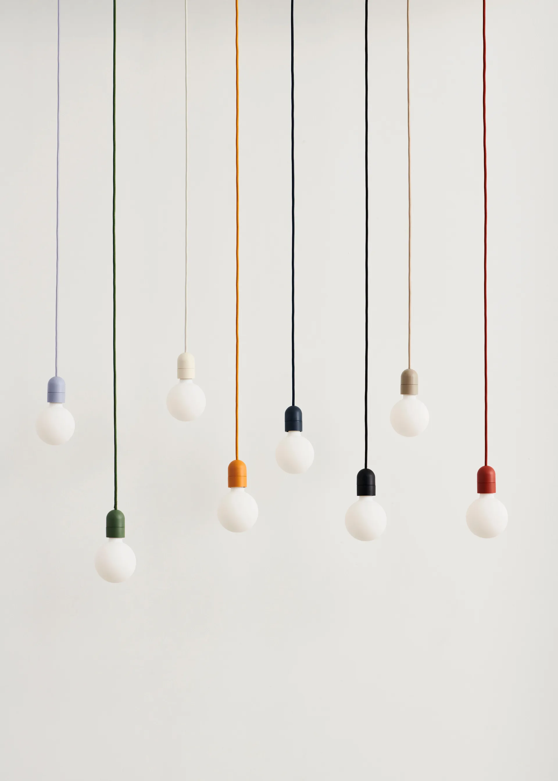 Common Pendant Cord set pendel Ø12 cm, Soft black HAY