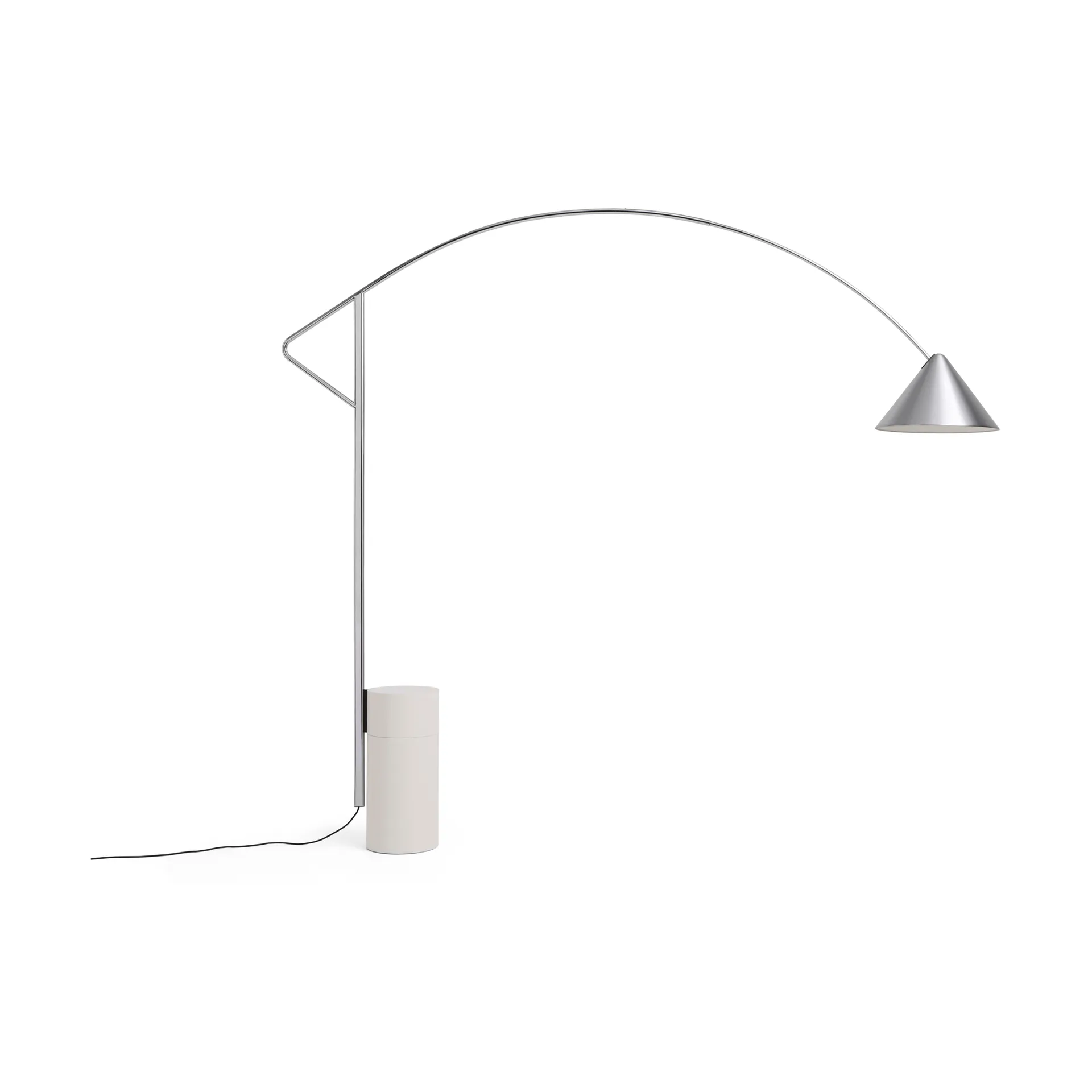 Compass golvlampa, Silver HAY